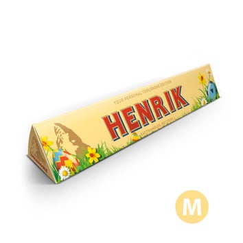 Toblerone chokoladebar med navn - p&aring;ske