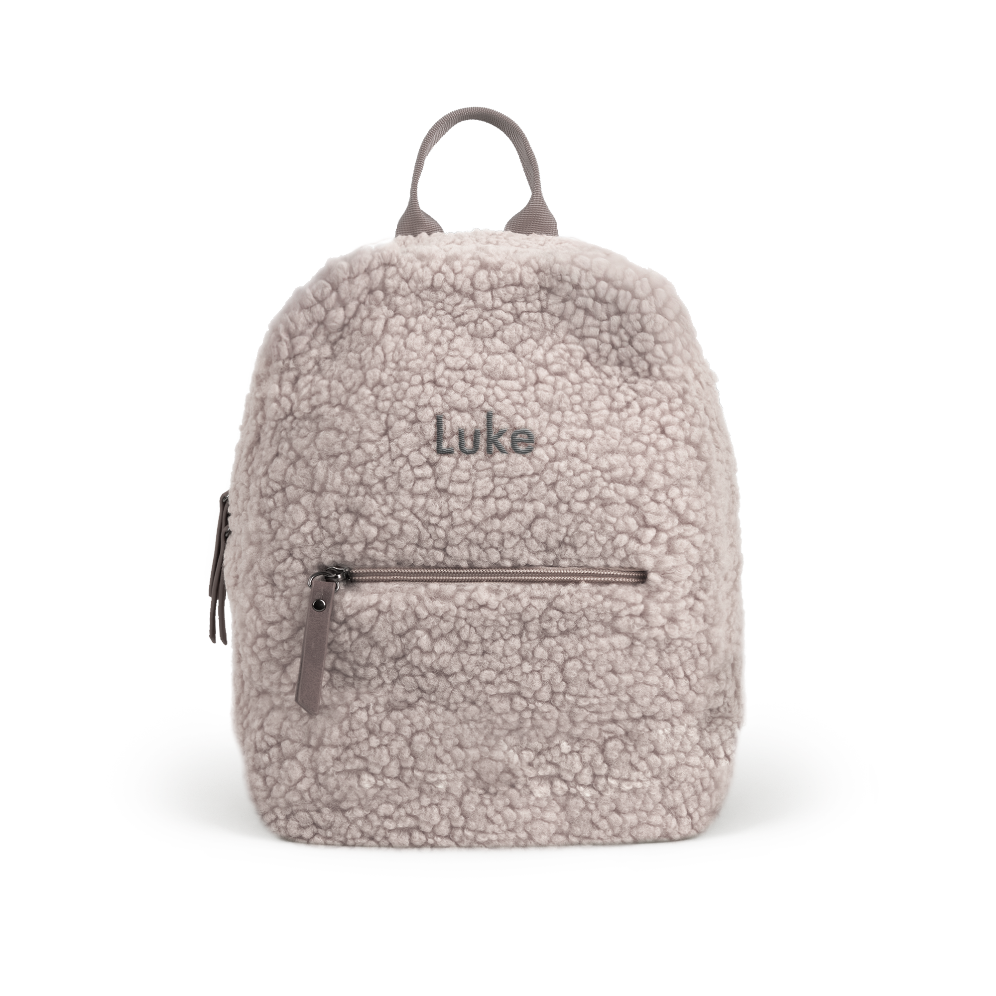 Teddy-Rucksack – Kinder – Taupe