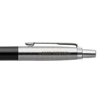 Personalised ballpoint pent - Parker - Jotter - Black - Right-handed