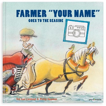 Personalised children's book - Farmer Boris goes to the seaside - XXL - Hardcover