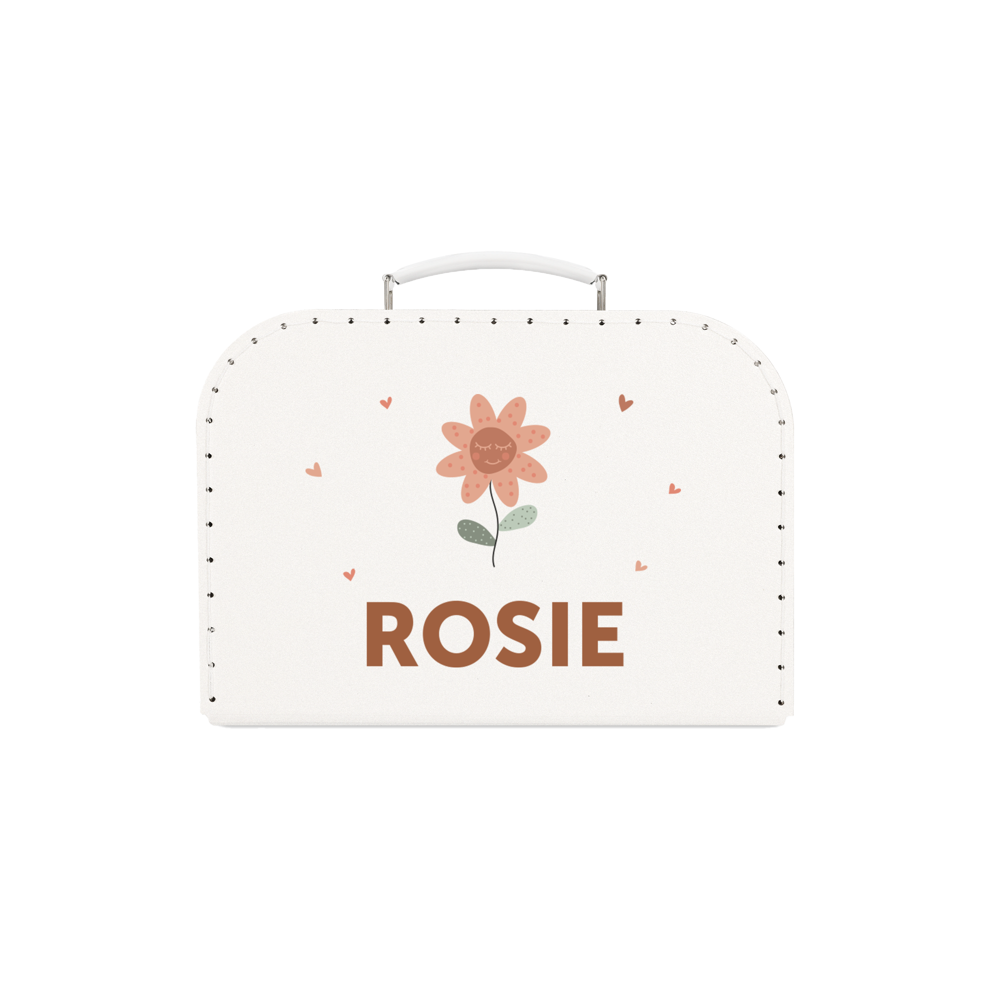 Personalised toy suitcase - White - Medium
