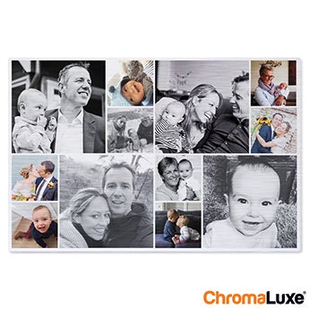 Chromaluxe Aluminium photo - Brushed - 15x10cm