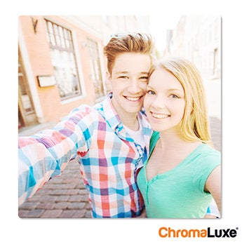 Chromaluxe Aluminium photo - Brushed - 60x60cm