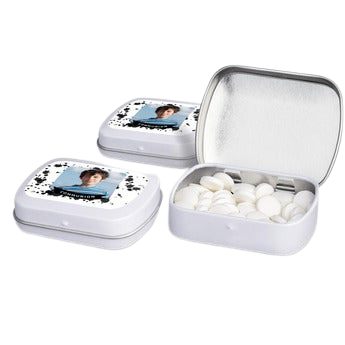Boîtes à bonbons personnalisées - Menthes poivrées - lot de 40