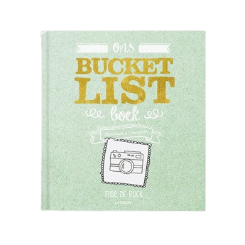 Het Bucketlist boek voor vrienden met namen en foto's (Softcover)