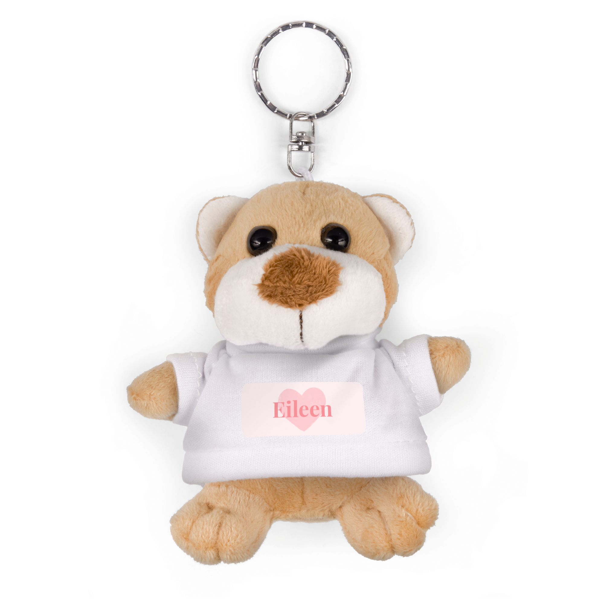 Mini llavero personalizado con oso de peluche