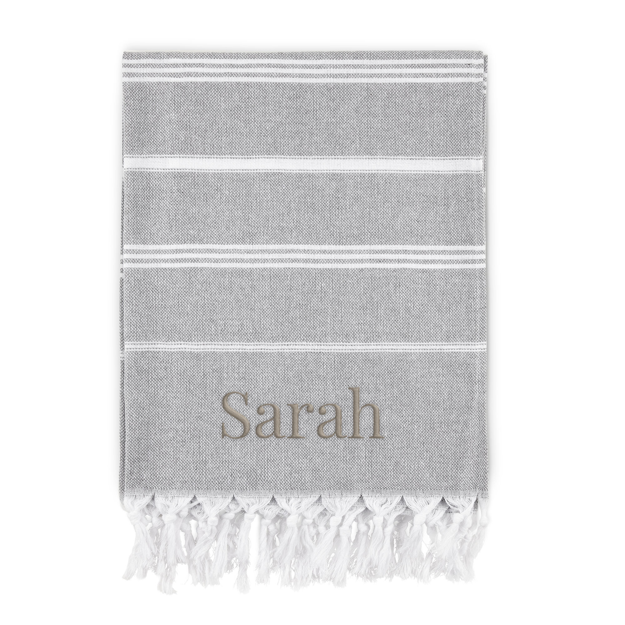 Personalisiertes Hamamtuch – Grau – L