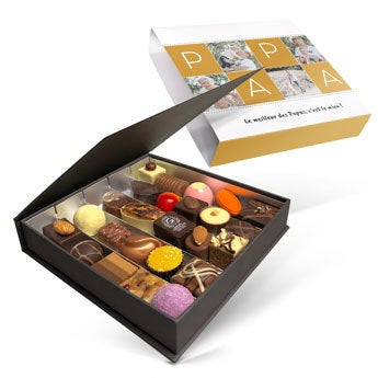 Boîte de chocolat Fête des Pères