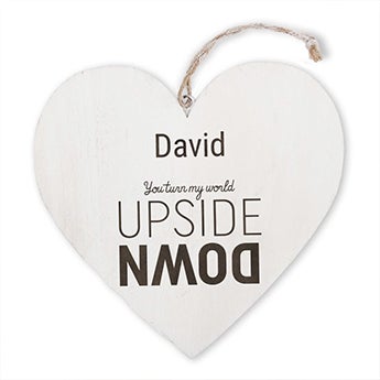 Fából készült Valentin szív