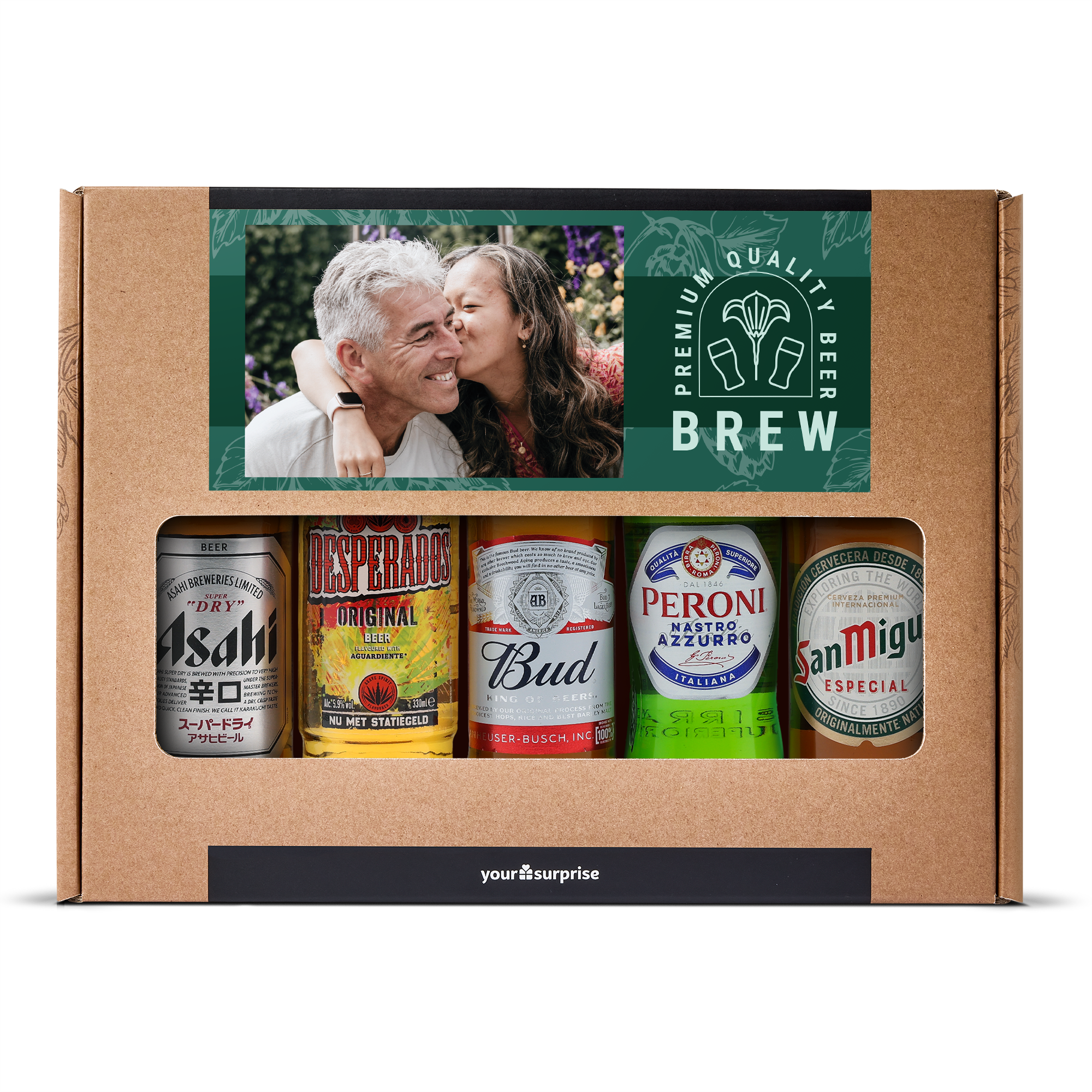 Coffret bière personnalisé - Fête des Pères