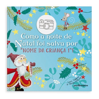 Livro personalizado - Salvando o Natal  