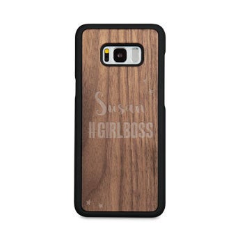Dřevěné pouzdro na telefon - Samsung Galaxy s8 plus