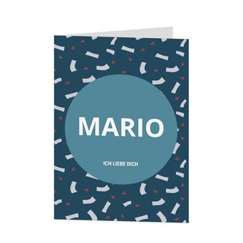 Valentinstag Karte - M - Vertikal