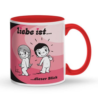 Tasse Rot - Liebe ist ...
