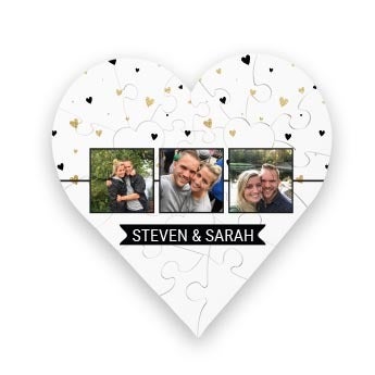 Puslespil Hardboard Heart