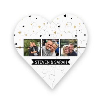 Puslespil Hardboard Heart