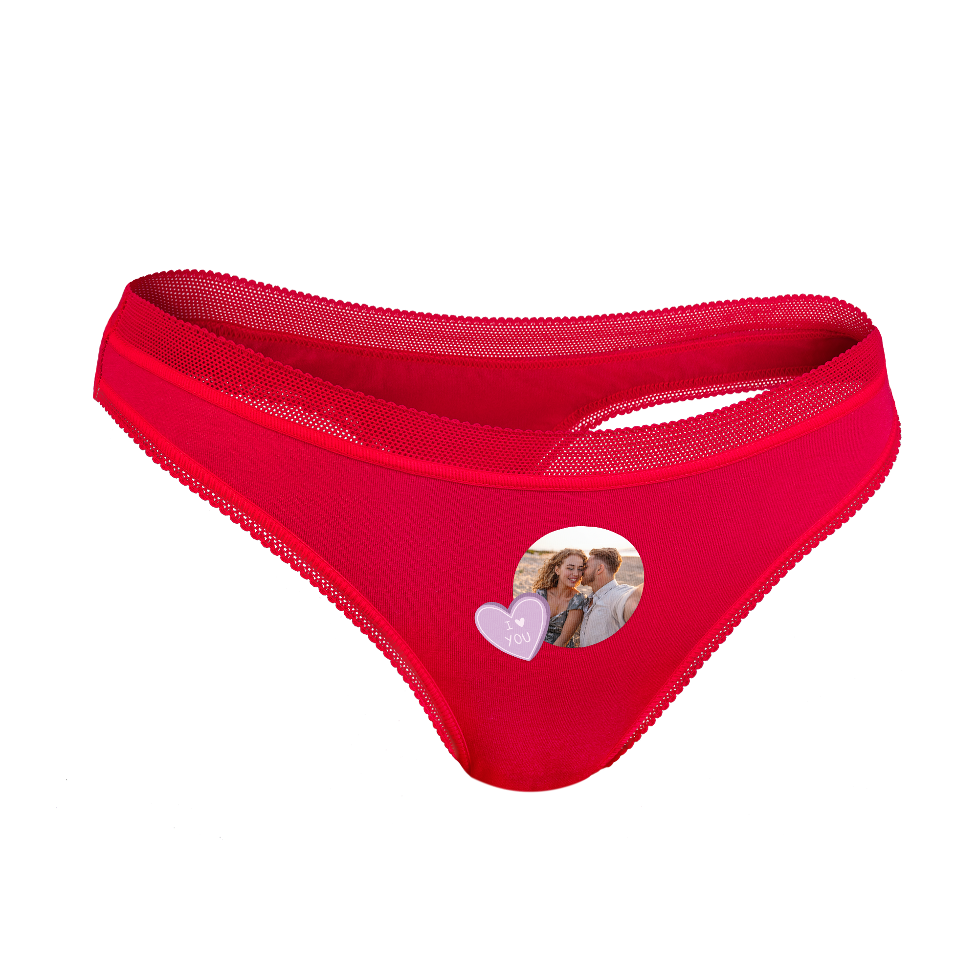 Personalised thong - Red - S