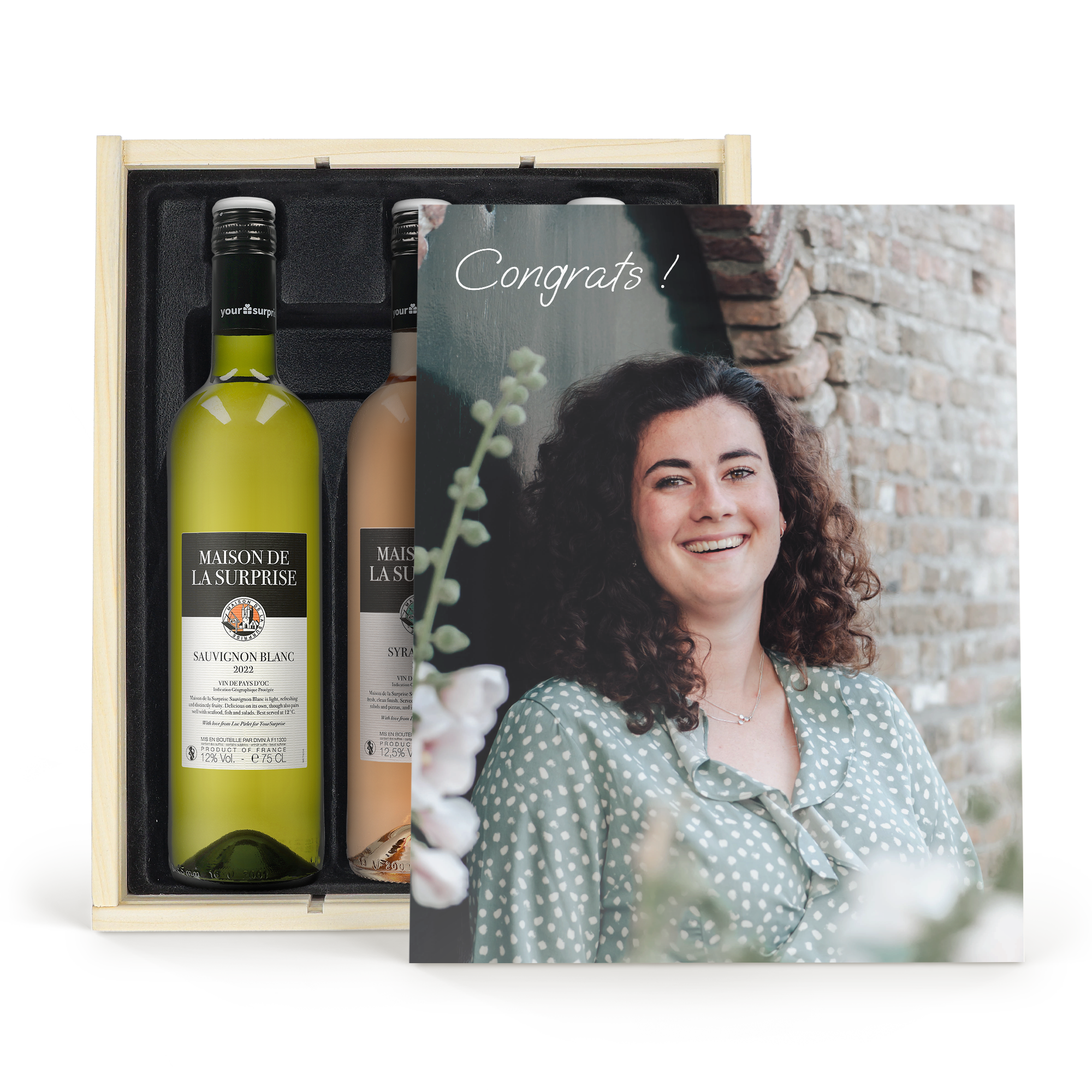 Personalised Wine Gift Set - Maison de la Surprise