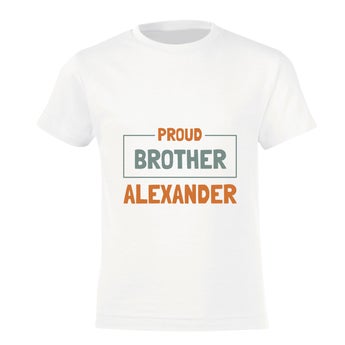 Personlig t-shirt - storebror/storasyster