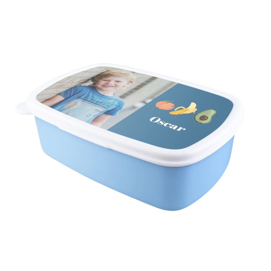 Lunch box personnalisée - Bleu clair