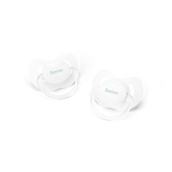 Spenen set met naam - Wit