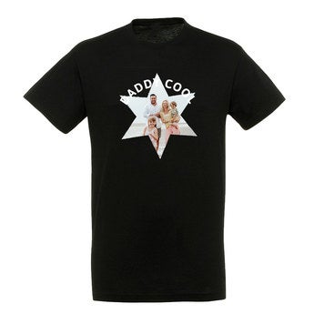 T-Shirt bedrucken - Herren - Schwarz - XL