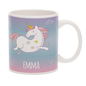 Unicorn krus med tekst