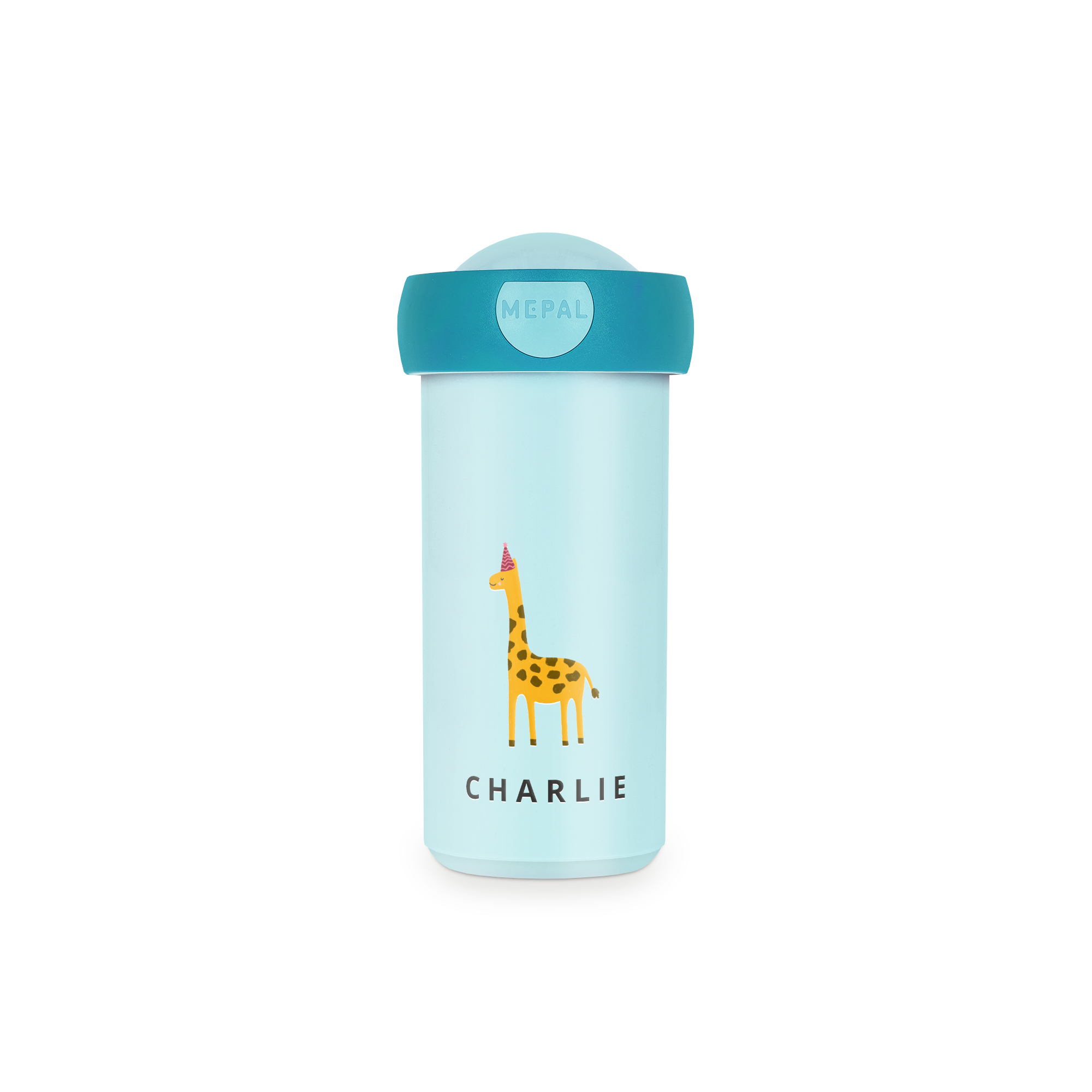 Personalisierter Mepal Kinderbecher mit Deckel - Auslaufsicher - 300 ml - Cool Mint