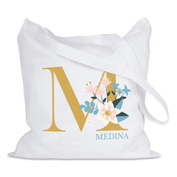Tote bag en coton bio - Blanc