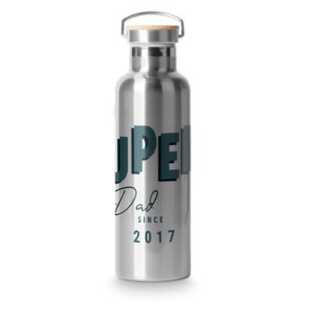 Botella de agua personalizada - Metalizada