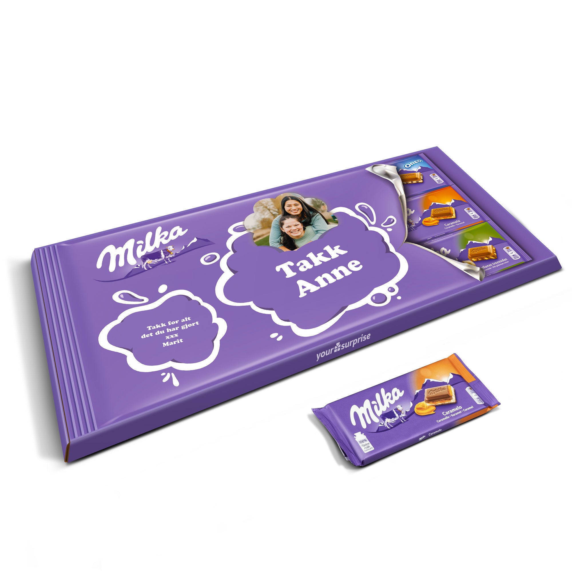 Giant Milka-sjokolade