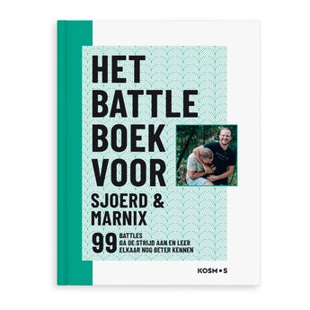 Het Battle boek voor vrienden met naam en foto - Hardcover