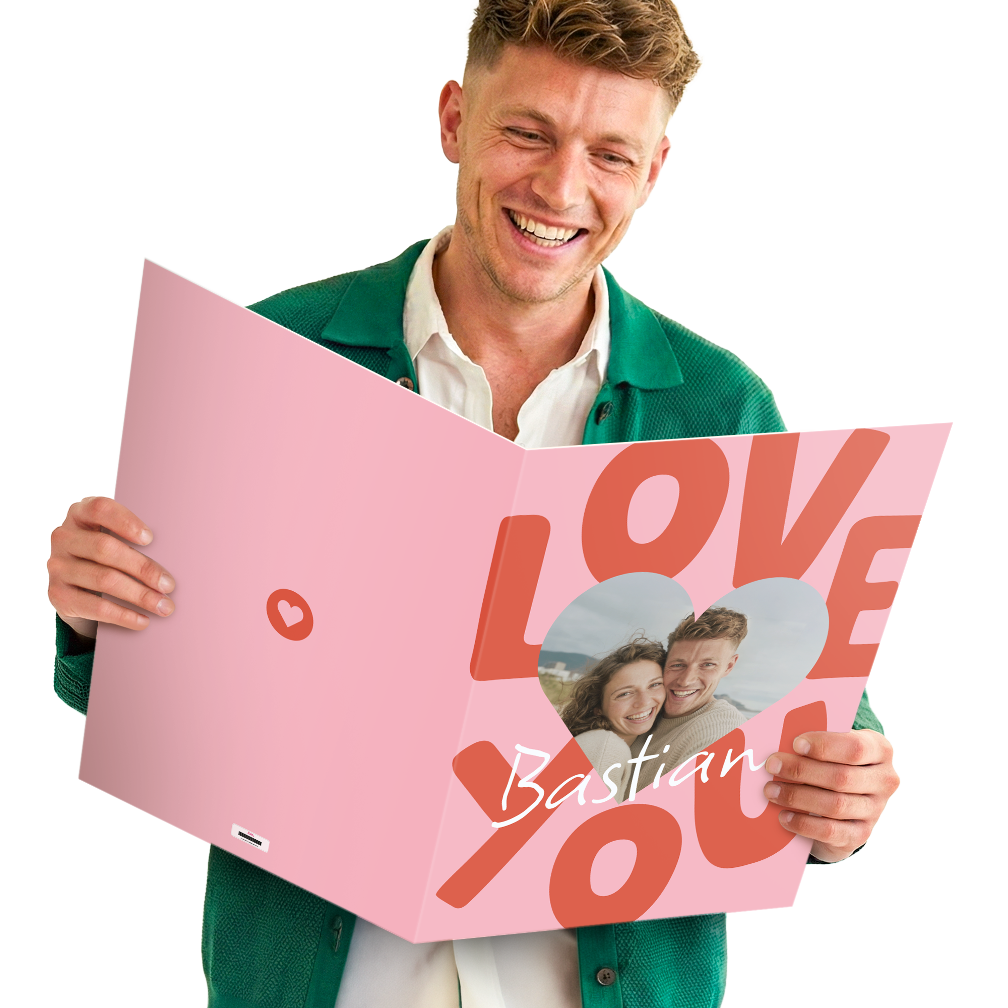 Mega fotokaart personaliseren - 50 cm