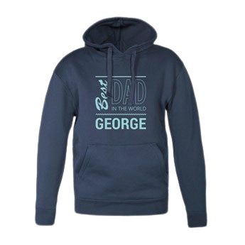 Personalised hoodie - Men - Navy - XXL