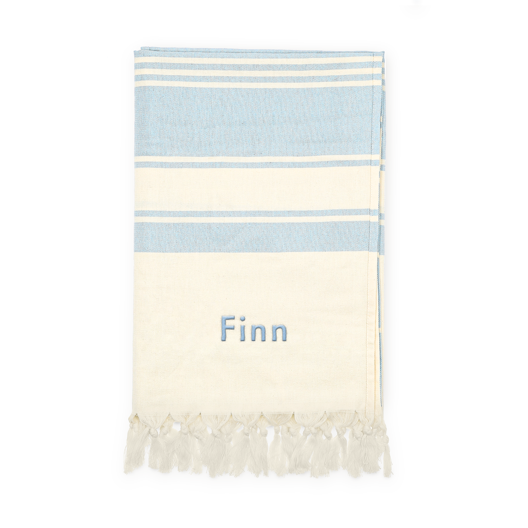 Personalisiertes Hamamtuch – Blau – L