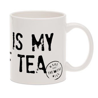 Make that the cat wise mok met tekst