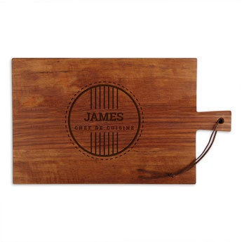 Wooden bread board - Teak - Rectangle - Landscape (L)