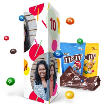 M&M's in gift box