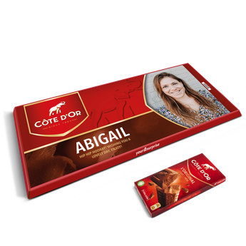 Tabletă de ciocolată XXL personalizată Côte d'Or
