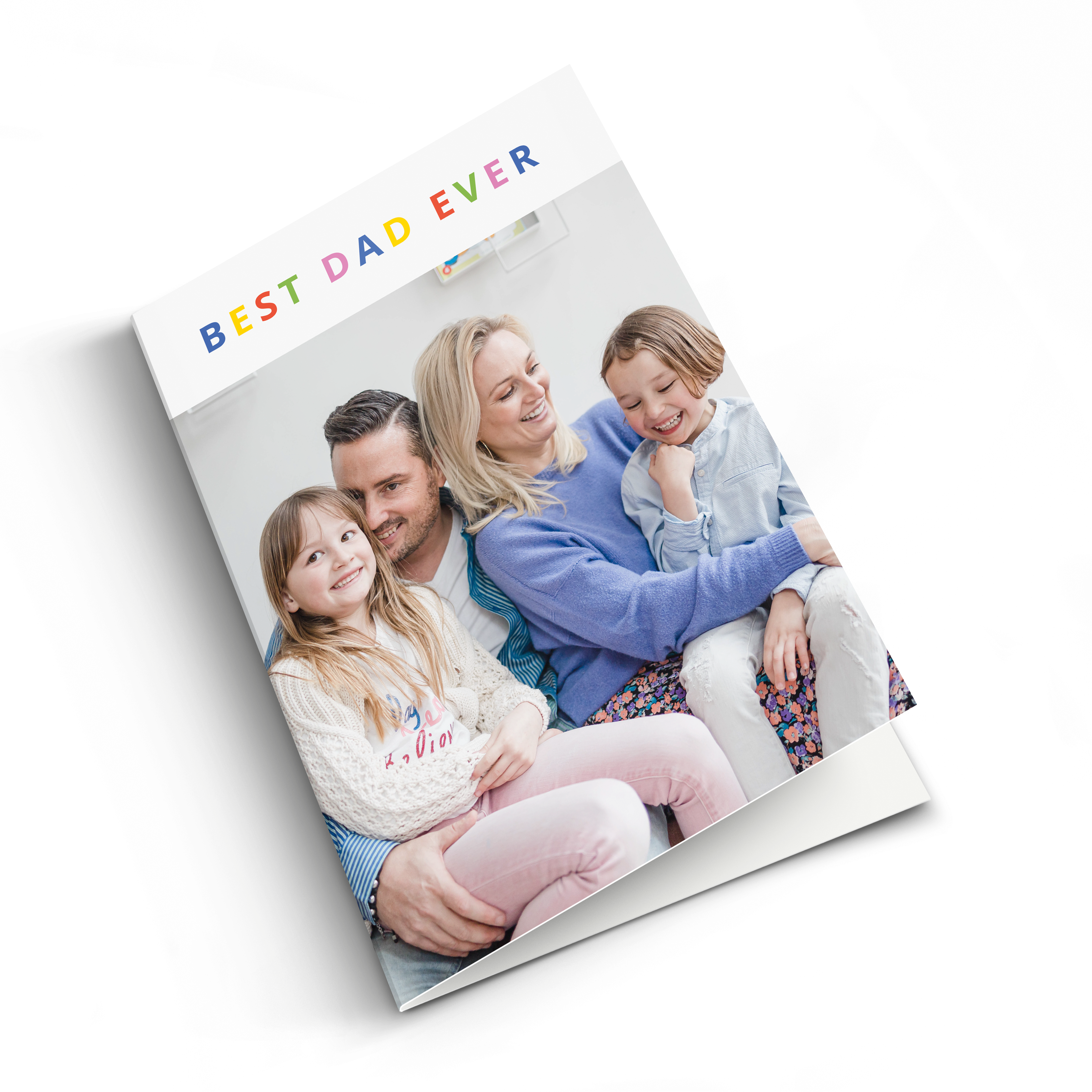 Carte Fête des Pères personnalisée - XL - Portrait 