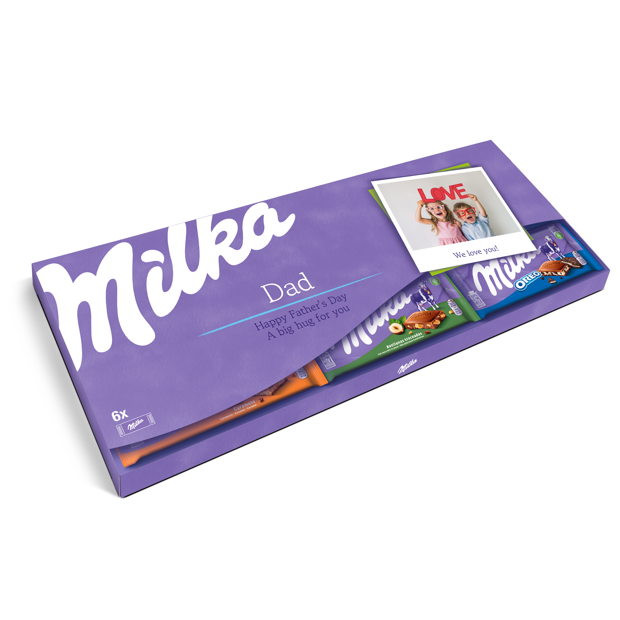 XXL személyre szabott Milka csokoládé - 6 tábla