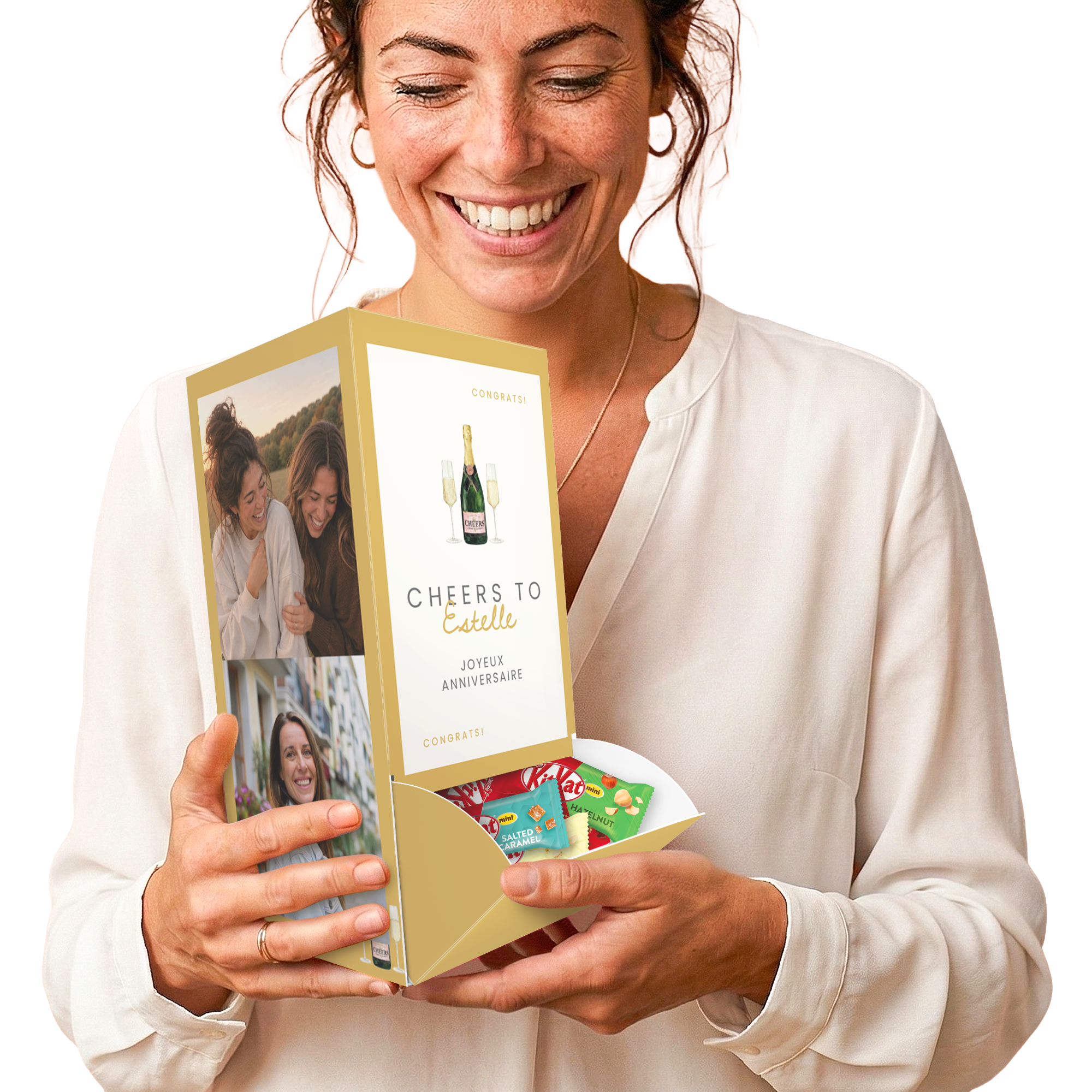 Distributeur de chocolat personnalisé avec KitKat Mini Mix