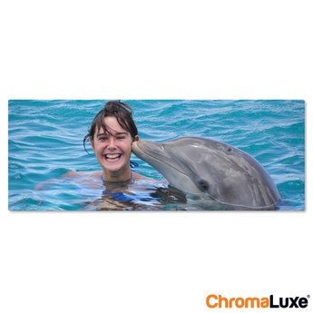 Foto op aluminium afdrukken - Wit (ChromaLuxe) - 80 x 30 cm