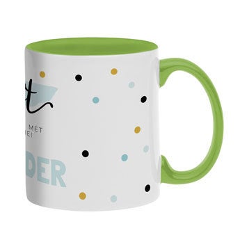 Mok met tekst - Groen