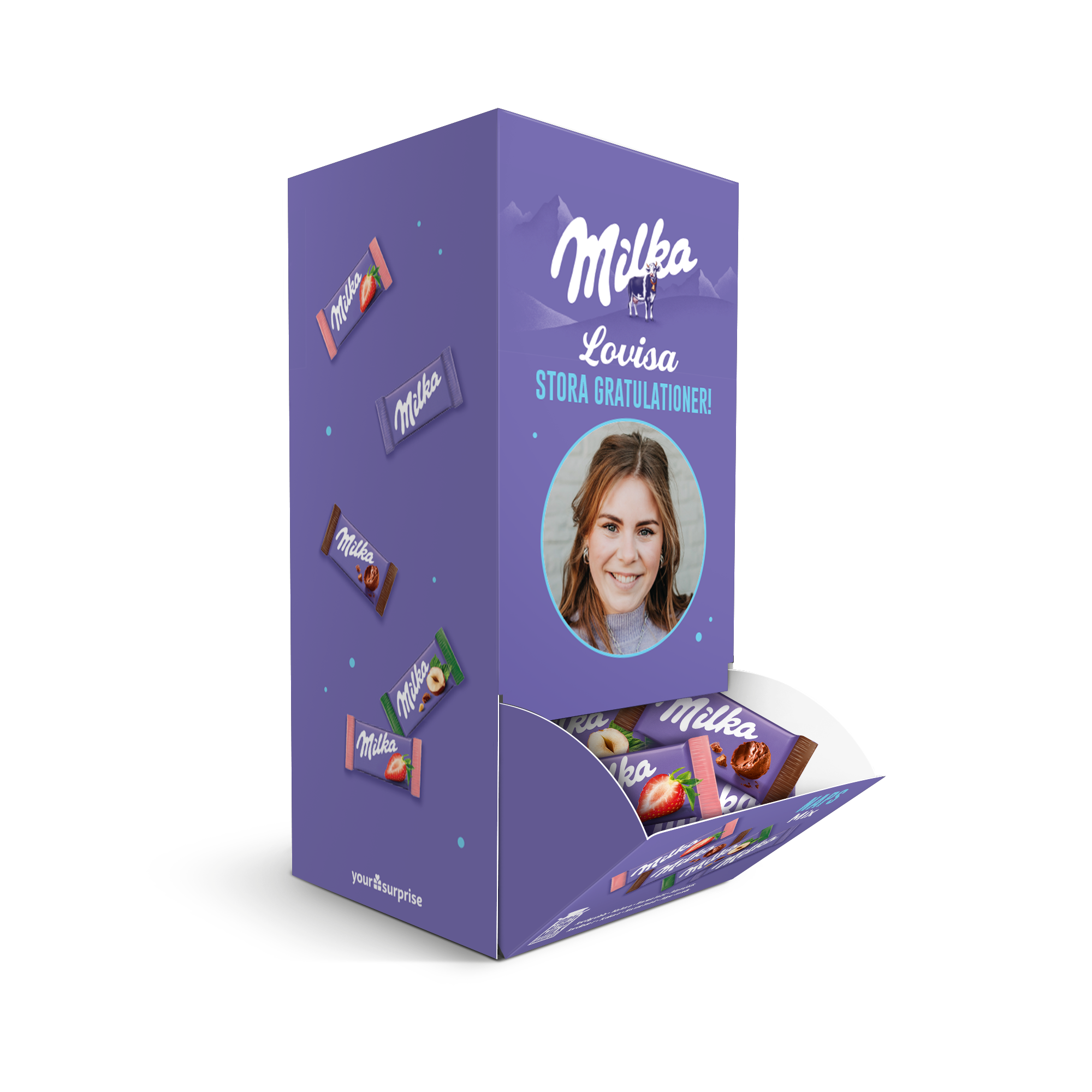 Milka Naps chokladdispenser