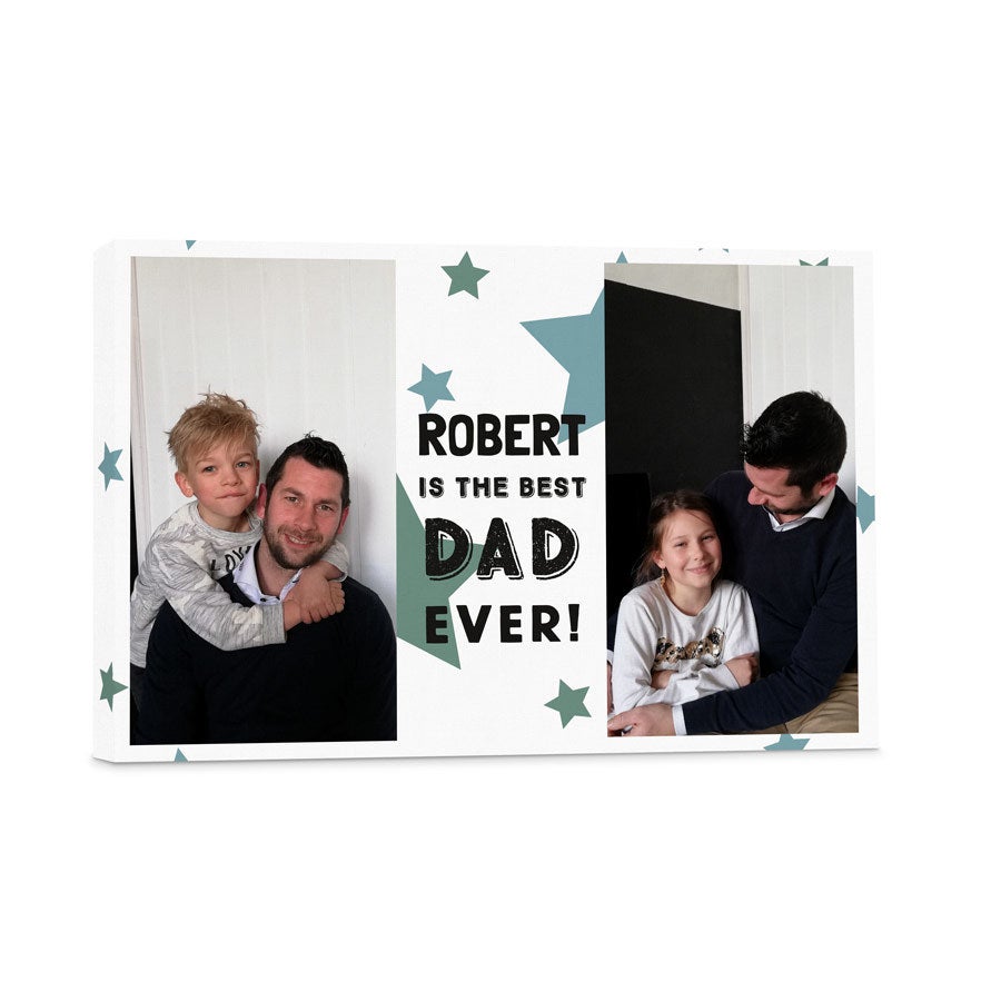 Personalised Canvas Picture&Text - Father's Day - 60 x 40 cm