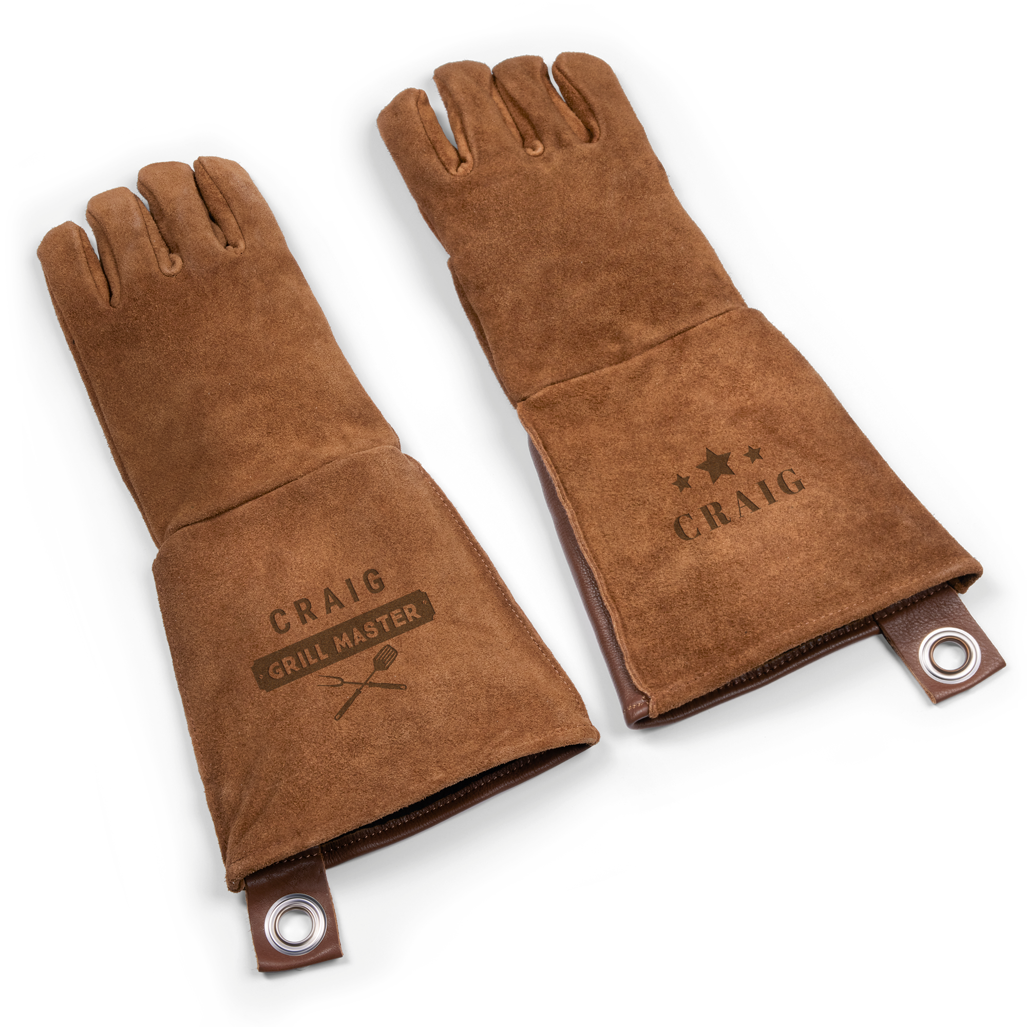 Personalizirane usnjene rokavice za pečico