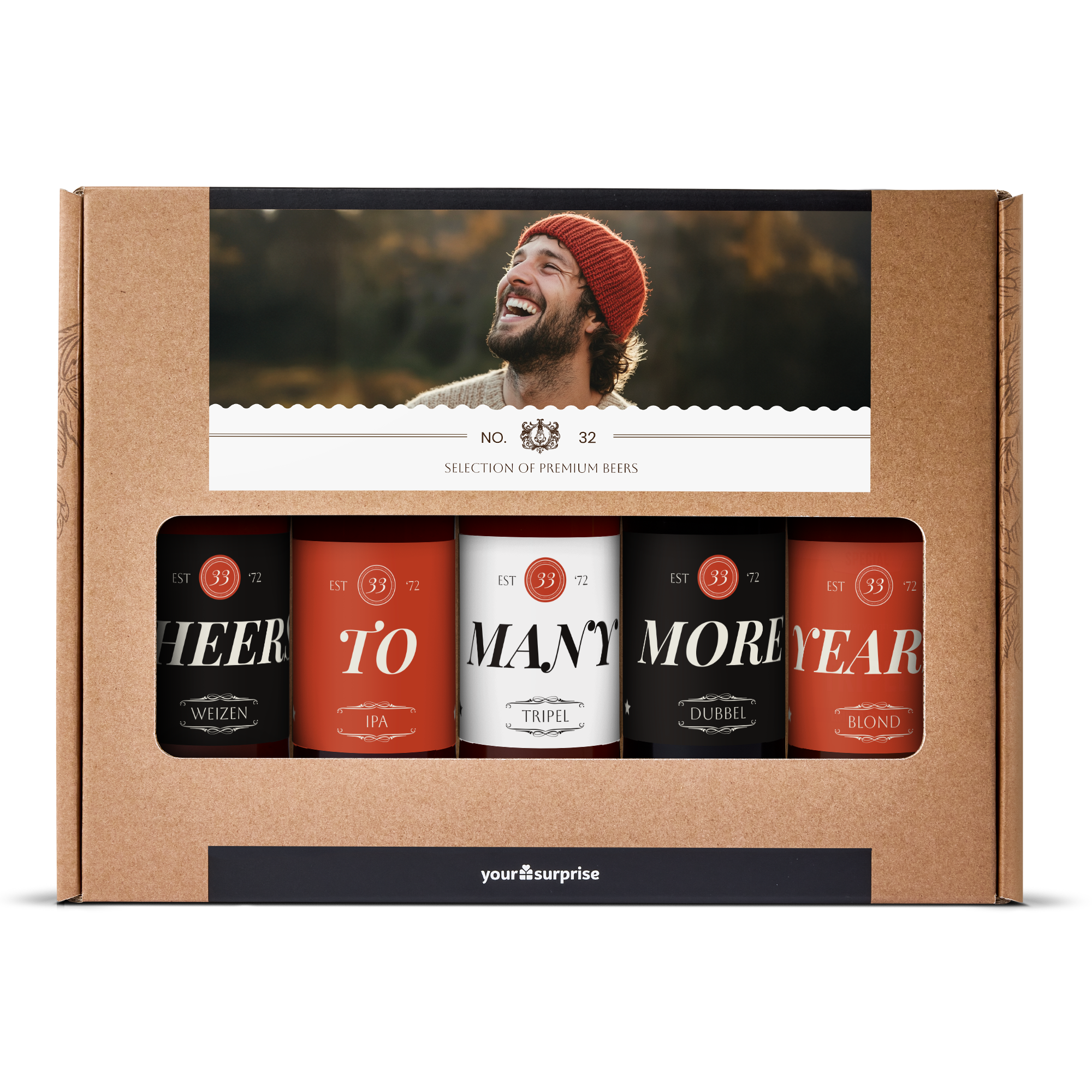 Coffret bières étiquettes personnalisées