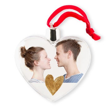 Transparante liefdeshangers (2 stuks)