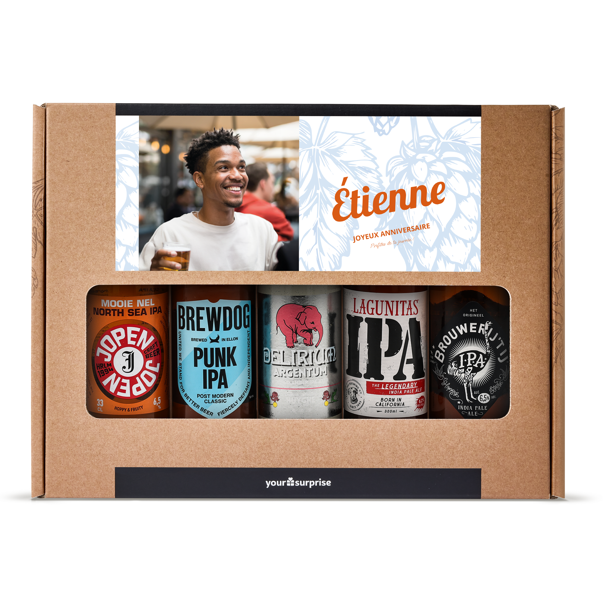 Coffret à bière personnalisé
